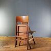 Chaise pliante Vintage en bois teinte Naturel - Béllotte-Design